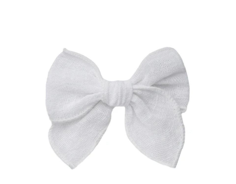 Colorful Cotton and Linen Bow Hair Clip Wholesale Embroidery Floral Baby Hairpins for Girls Baby Hair Accessories Customized