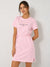 Tommy Hilfiger Women's Light Pink Short Sleeve Dress | Tommy Hilfiger in Lebanon