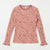 Zara Girl's Pink Floral Ribbed Crew Neck Long Sleeve Blouse|Zara in Lebanon