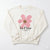 Zara Girl's White La Fleur Life Is Better With Flowers Graphic Crew Neck Sweatshirt|Zara in Lebanon
