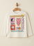 Zara Baby Girl's Off White Front Printed Long Sleeve Blouse | Zara In Lebanon
