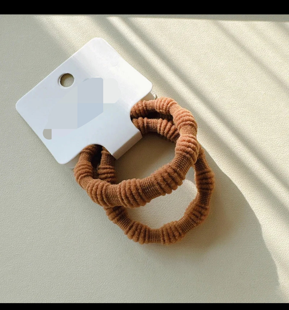 Women's Solid Color Elastic Hair Tie Hair Decoration Gift Band