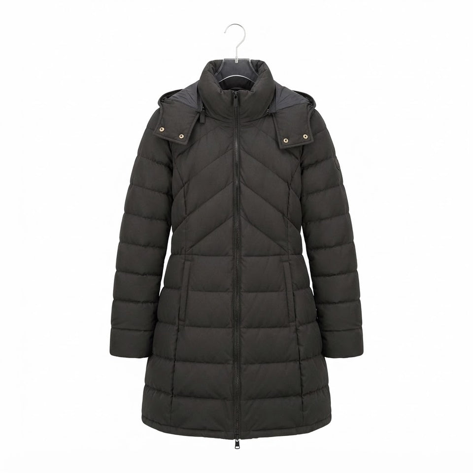 Bench Women's Black Puffer Hooded Jacket