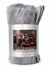 Gray fleece blanket with Vodafone McLaren Mercedes branding on a white background