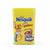 Nestle Nesquik powder container on a metal surface with a blurred background