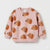 Zara Girl's Dusty Rose Dog Printed Long Sleeve Pullover Sweatshirt|Zara in Lebanon