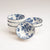 Hinox White & Navy Pack Of 6 Serving Bowls A-6 | Hinox In Lebanon