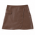 Reclaimed Vintage Women's Brown Inspired Leather Skirt | Reclaimed Vintage In Lebanon