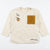 Zara Baby Boy's Off White Acorn Graphic Mustard Pocket Blouse|Zara in Lebanon