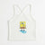 Zara Girl's White Spongebob Squarepants Ribbed Cross Back Blouse|Zara In Lebanon