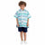 Tommy Bahama Boy's Multicolor Striped Short Sleeve Hooded Swim Cover |Tommy Bahama In Lebanon