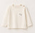 Zara Baby Girl's Cream Mixed-Fabric Long Sleeve Blouse | Zara In Lebanon