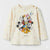 Zara Baby Girl's Cream Disney Character Printed Polka Dot Long Sleeve Blouse|Zara in Lebanon