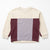 Zara Girl's Beige & Purple Color Block Crew Neck Sweatshirt|Zara in Lebanon