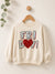 Zara Girl's Off White Friday Sequin Sweatshirt | Zara In Lebanon
