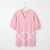Zara Girl's Pink V-Neck Puff Sleeves Tie Dye Blouse|Zara In Lebanon