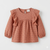 Zara Baby Girl's Dusty Blush Polka Dot Ruffle Blouse|Zara In Lebanon