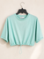 Bershka Women's Mint Green Grop Top | Bershka In Lebanon
