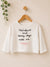 Zara Baby Girl's White Terry Cloth Long Sleeve Blouse | Zara In Lebanon