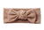 Fancy Fashion Custom Newborn Latest Faux Cashmere Knotted Headband High Stretch Elastic Big Bow Headband Hair Accessories