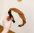 Braided Twist Face Wash Non-Slip Head Band Wide Side Tooth Pressure Hair Hoop Female New Solid Color Sipmle and Elegant Diademas
