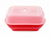 SD Red & White Plastic Bread & Pastry Storage Container | SD In Lebanon