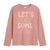 Zara Girl's Dusty Pink Let's Get Some Fun Graphic Long Sleeve Blouse|Zara in Lebanon