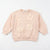 Zara Girl's Dusty Rose Floral Appliques Long Sleeve Pullover Sweatshirt|Zara in Lebanon