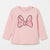Zara Baby Girl's Pink Minnie Mouse Sequin Details Long Sleeve Blouse|Zara in Lebanon