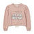 Zara Girl's Dusty Rose Printed Ruffle Crew Neck Long Sleeve Sweatshirt|Zara in Lebanon
