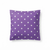 SD Purple Polka Dot Printed Premium Solid Cotton Pillowcase 50x50+5 cm|SD In Lebanon