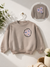 Zara Girl's Greige Back Print Sweatshirt | Zara In Lebanon