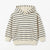 Zara Girl's Cream & Black Striped Pullover Hoodie|Zara In Lebanon