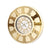 Revello Decorative White & Gold Wall Clock | Revello In Lebanon