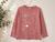 Zara Girl's Peach Front Printed Blouse | Zara In Lebanon