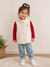 Tommy Hilfiger Girl's Cream & Red Set Of 2 Vest & Blouse | Tommy Hilfiger In Lebanon
