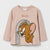 Zara Baby Girl's Light Pink Jerry Printed Long Sleeve Blouse|Zara in Lebanon