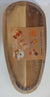 Hinox Bamboo Oval Fruit Plate L 25cm M40-14 | Hinox In Lebanon