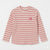 Zara Girl's Pink & White Striped Print Ribbed Long Sleeve Blouse|Zara in Lebanon