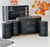 Prokious Black Galvanized Iron Pack Of 4 Bread Box & Canister Set LM25-5367 | Prokious In Lebanon