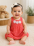 Character Baby Girl's Coral Polka Dot Dress | Character In Lebanon