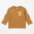 Zara Boy's Tan Chest Print Crew Neck Long Sleeve Blouse|Zara in Lebanon