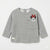 Zara Baby Girl's Gray Disney Minimalist Crew Neck Printed Long Sleeve Blouse|Zara in Lebanon