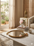 Hinox Gold Round Mirror Serving Tray LM25-5686 | Hinox In Lebanon