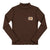 Zara Girl's Brown Ribbed Long Sleeve Mock Neck Blouse|Zara in Lebanon