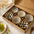 Hinox White & Navy Pack Of 6 Serving Bowls A-12 | Hinox In Lebanon