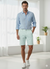 No Excess Men's Mint Green Rolled-Hem Chino Shorts | No Excess In Lebanon