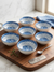 Hinox White & Blue Pack Of 6 Serving Bowls A-5 | Hinox In Lebanon