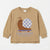 Zara Girl's Tan Snail On Skateboard Print Long Sleeve Blouse|Zara in Lebanon