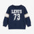 Levi's Baby Boy's Navy Printed Sweatshirt